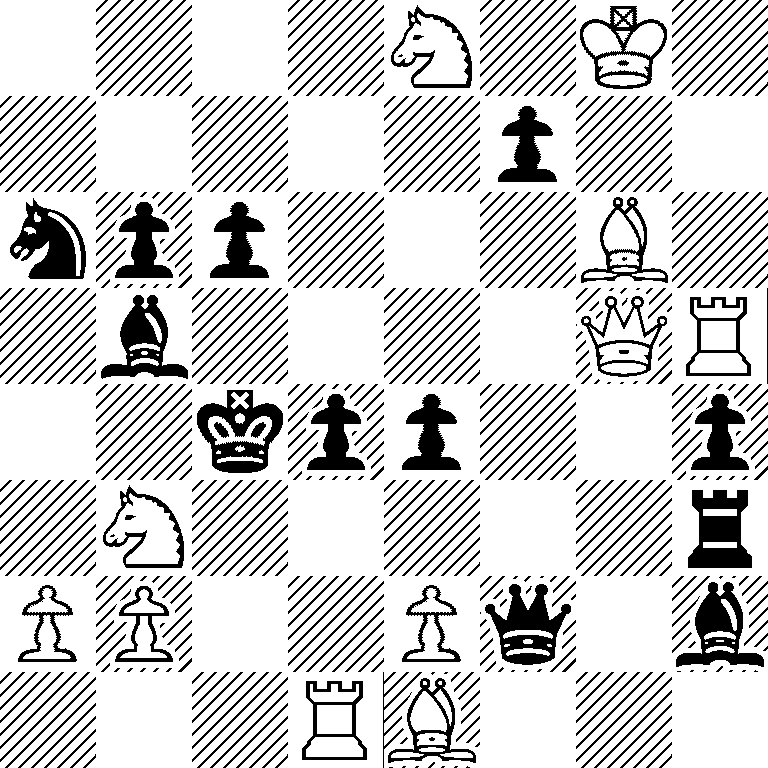 4N1K1/5p2/npp3B1/1b4QR/2kpp2p/1N5r/PP2Pq1b/3RB3
