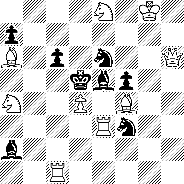 4N1K1/p7/B1p1n2Q/3kbp2/N2P1B2/4Rn2/b7/2R5