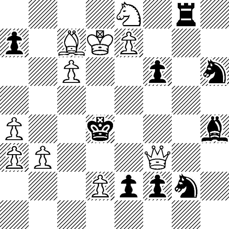 4N1r1/p1BKP3/2P2p1n/8/P2k3b/PP3Q2/3Pppn1/8