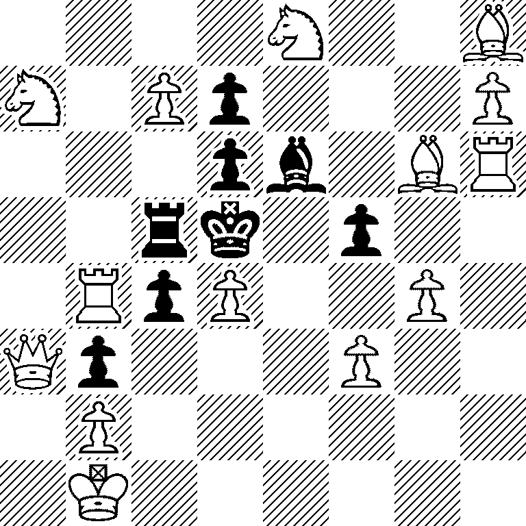 4N2B/N1Pp3P/3pb1BR/2rk1p2/1RpP2P1/Qp3P2/1P6/1K6