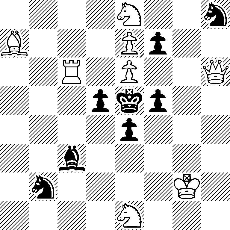 4N2n/B3Pp2/2R1P2Q/3pkp2/4p3/2b5/1n4K1/4N3
