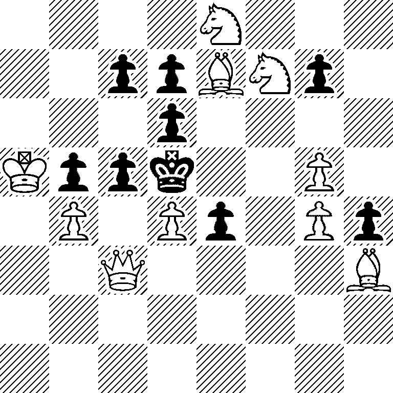 4N3/2ppBNp1/3p4/Kppk2P1/1P1Pp1Pp/2Q4B/8/8