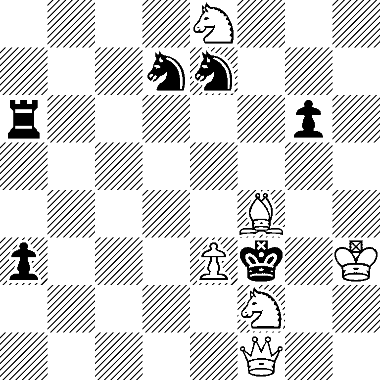4N3/3nn3/r5p1/8/5B2/p3Pk1K/5N2/5Q2