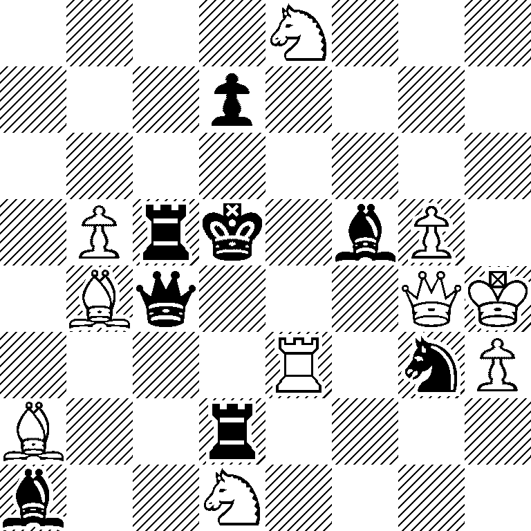 4N3/3p4/8/1Prk1bP1/1Bq3QK/4R1nP/B2r4/b2N4