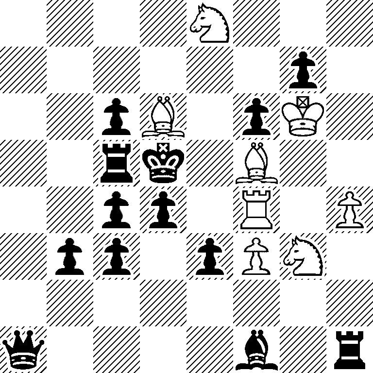 4N3/6p1/2pB1pK1/2rk1B2/2pp1R1P/1pp1pPN1/8/q4b1r