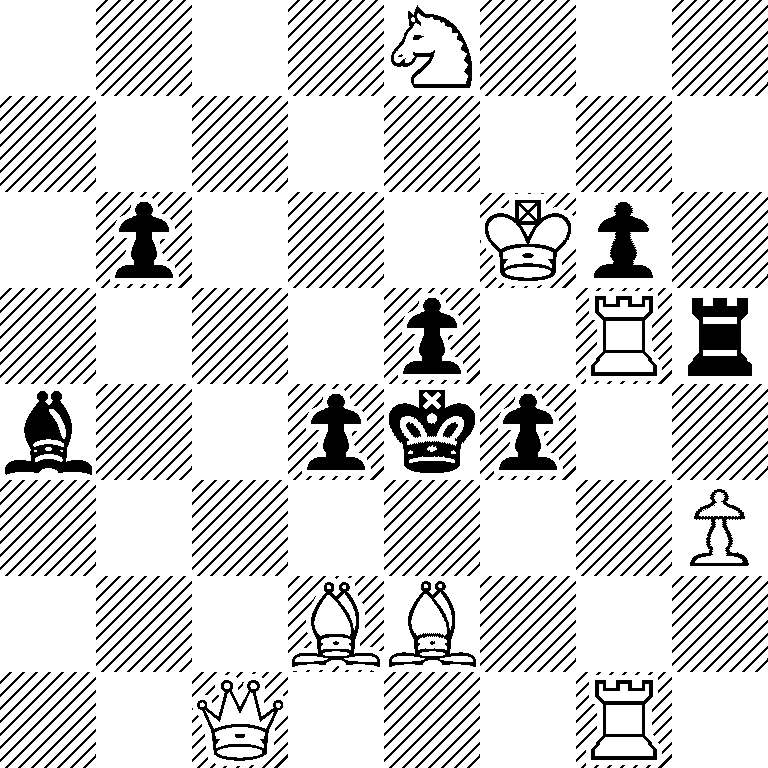 4N3/8/1p3Kp1/4p1Rr/b2pkp2/7P/3BB3/2Q3R1