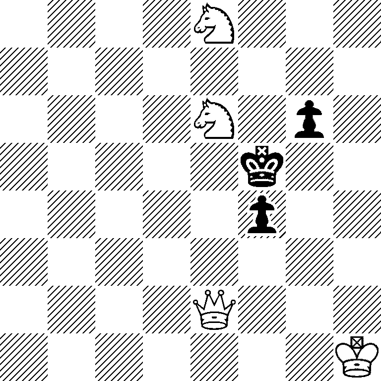 4N3/8/4N1p1/5k2/5p2/8/4Q3/7K