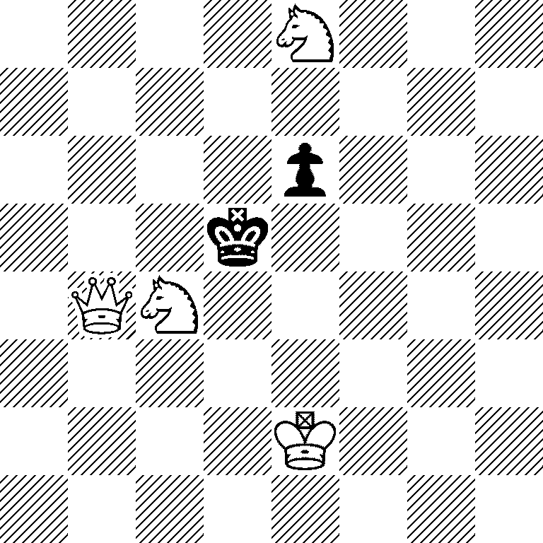 4N3/8/4p3/3k4/1QN5/8/4K3/8