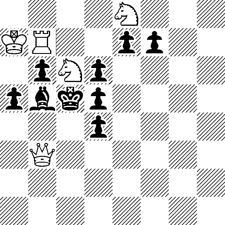 4N3/KR2pp2/1pNp4/pbkp4/3p4/1Q6/8/8