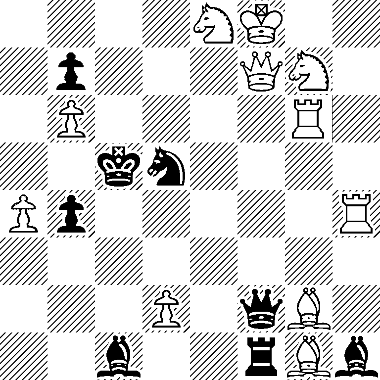 4NK2/1p3QN1/1P4R1/2kn4/Pp5R/8/3P1qB1/2b2rBb