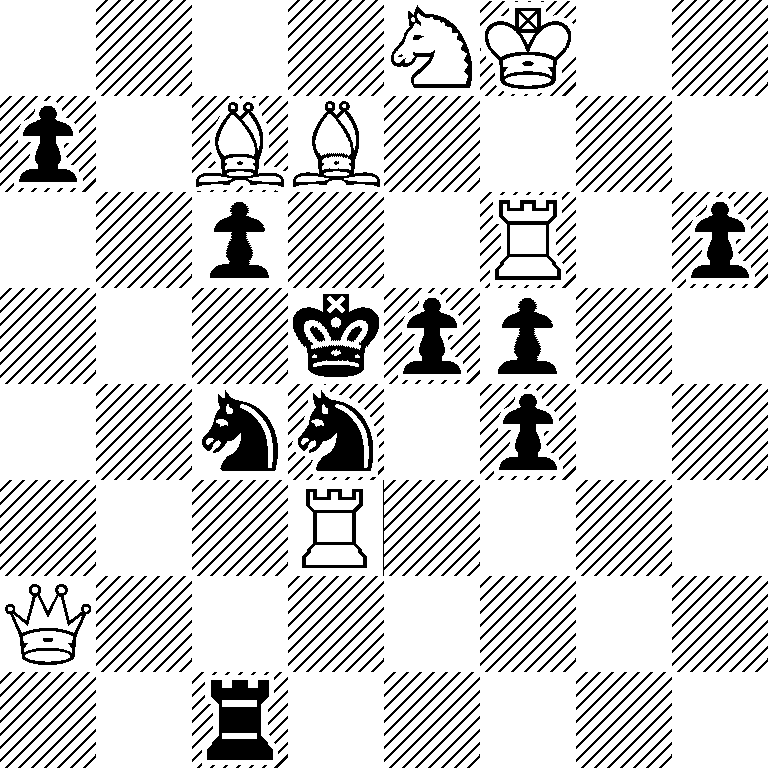 4NK2/p1BB4/2p2R1p/3kpp2/2nn1p2/3R4/Q7/2r5