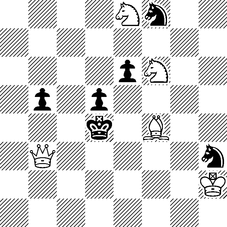 4Nn2/8/4pN2/1p1p4/3k1B2/1Q5n/7K/8
