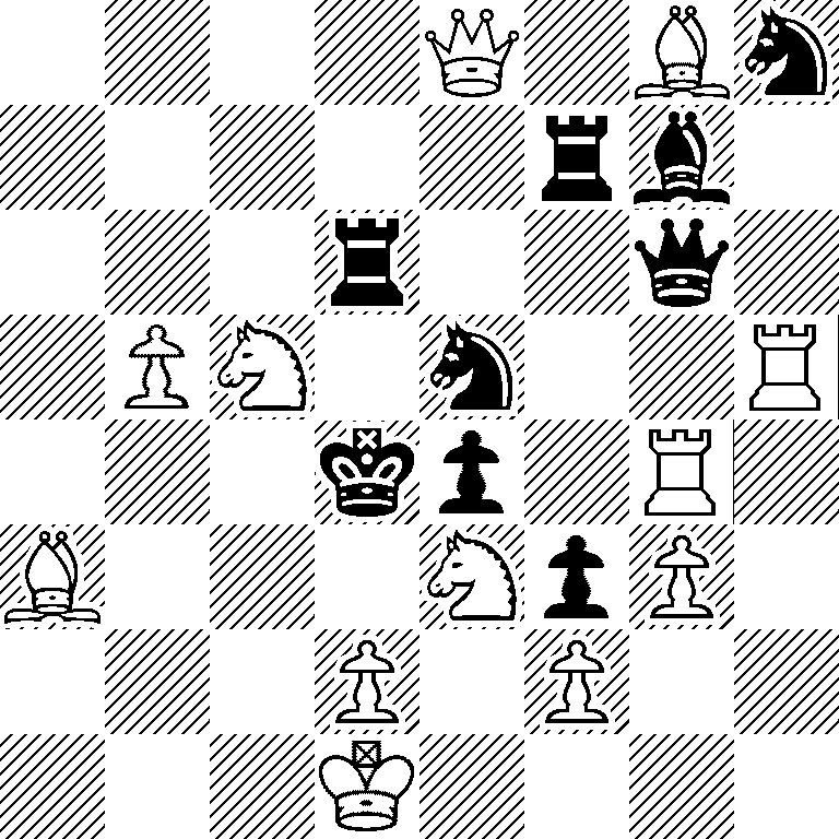 4Q1Bn/5rb1/3r2q1/1PN1n2R/3kp1R1/B3NpP1/3P1P2/3K4