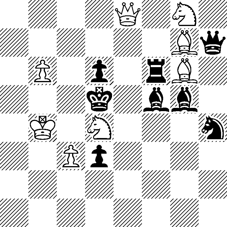 4Q1N1/6Bq/1P1p1rB1/3k1bb1/1K1N3n/2Pp4/8/8