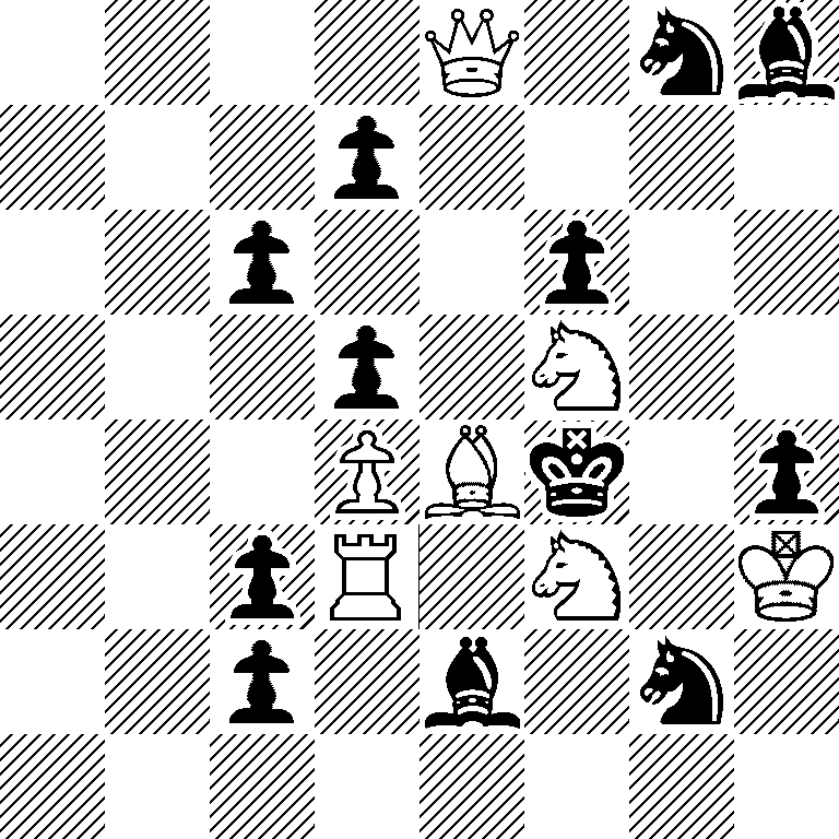 4Q1nb/3p4/2p2p2/3p1N2/3PBk1p/2pR1N1K/2p1b1n1/8