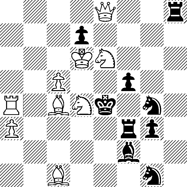 4Q2r/3p4/3KN3/2P2p2/R1BNk1n1/P4rp1/5b2/2B3n1