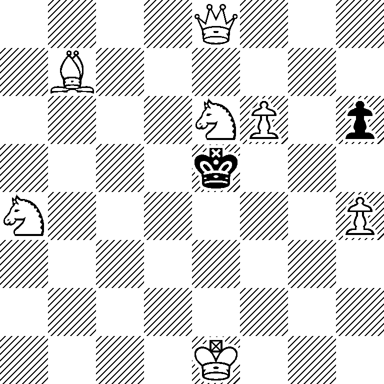 4Q3/1B6/4NP1p/4k3/N6P/8/8/4K3