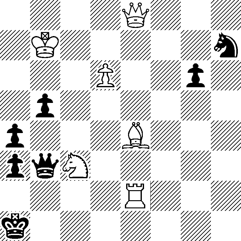 4Q3/1K5n/3P2p1/1p6/p3B3/pqN5/4R3/k7