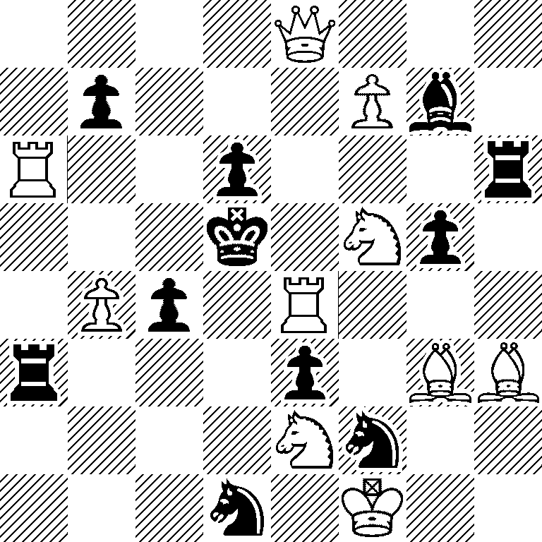 4Q3/1p3Pb1/R2p3r/3k1Np1/1Pp1R3/r3p1BB/4Nn2/3n1K2