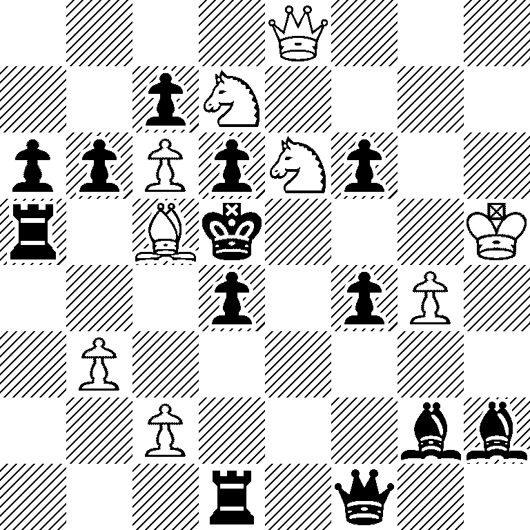 4Q3/2pN4/ppPpNp2/r1Bk3K/3p1pP1/1P6/2P3bb/3r1q2