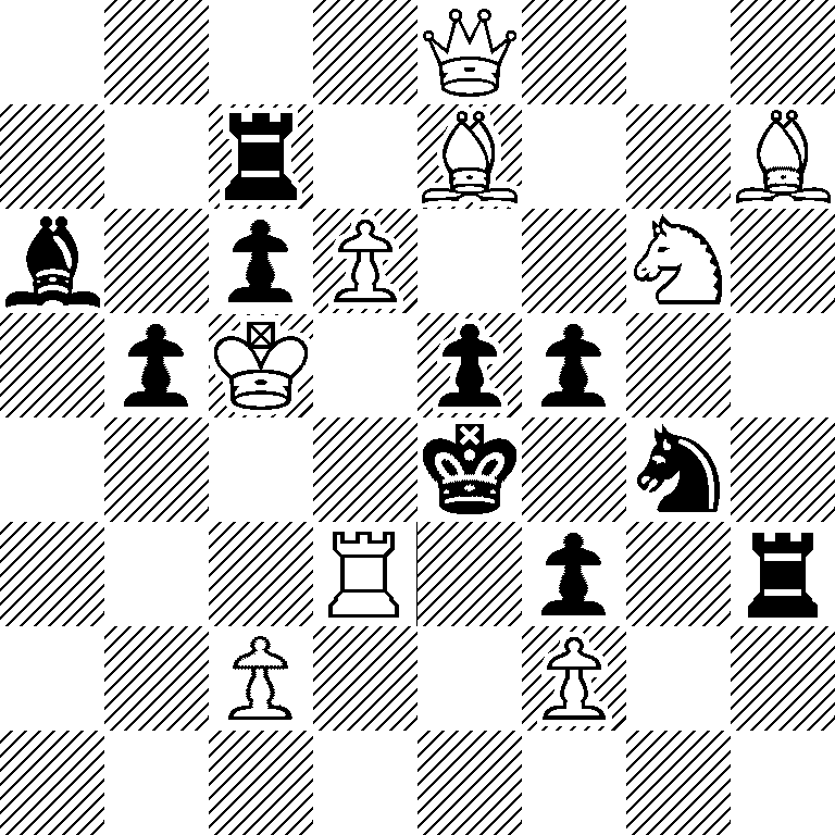 4Q3/2r1B2B/b1pP2N1/1pK1pp2/4k1n1/3R1p1r/2P2P2/8