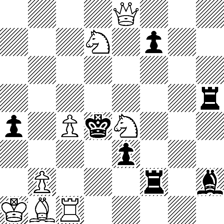 4Q3/3N1p2/8/7r/p1PkN3/4p3/1P3r1b/KBR5