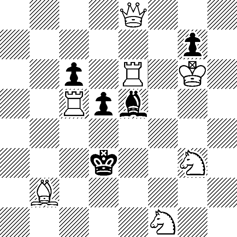 4Q3/6p1/2p1R1K1/2Rpb3/8/3k2N1/1B6/5N2