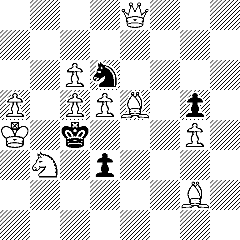 4Q3/8/2Pn4/P1PPB1p1/K1k3P1/1N1p4/6B1/8
