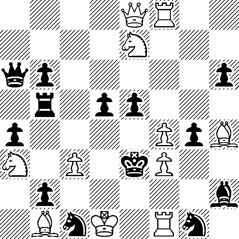 4QR2/4N3/qp5p/1r1pp3/p4PpB/N1P1kP2/1p5b/1BnK1Rn1