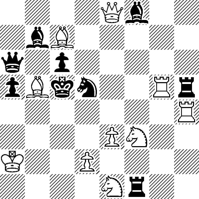 4Qb2/1bB5/q1p5/pBkn2Rr/7R/4PN2/K2P4/4Nr2