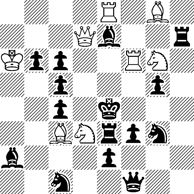 4R1B1/3Qb2r/Kpp2RN1/2p3p1/2p1k3/2BNrpn1/b3p3/2n2q2