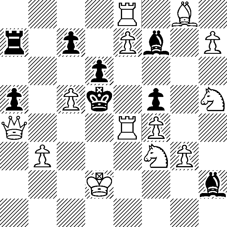 4R1B1/r1p1Pb1P/3p4/p1Pk1p1N/Q3RP2/1P3NP1/3K3b/8