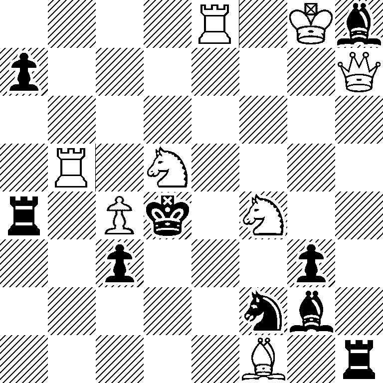 4R1Kb/p6Q/8/1R1N4/r1Pk1N2/2p3p1/5nb1/5B1r