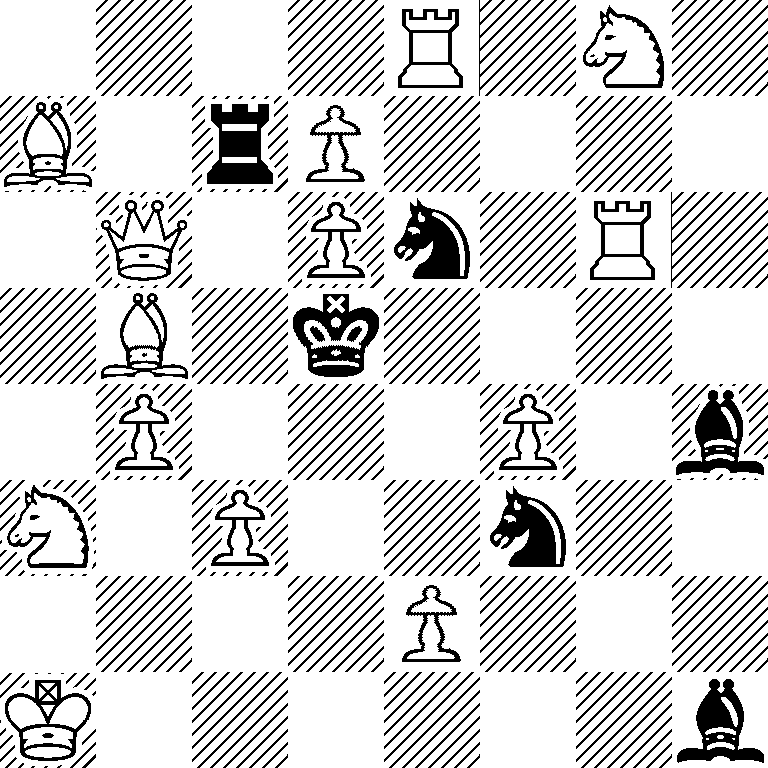 4R1N1/B1rP4/1Q1Pn1R1/1B1k4/1P3P1b/N1P2n2/4P3/K6b