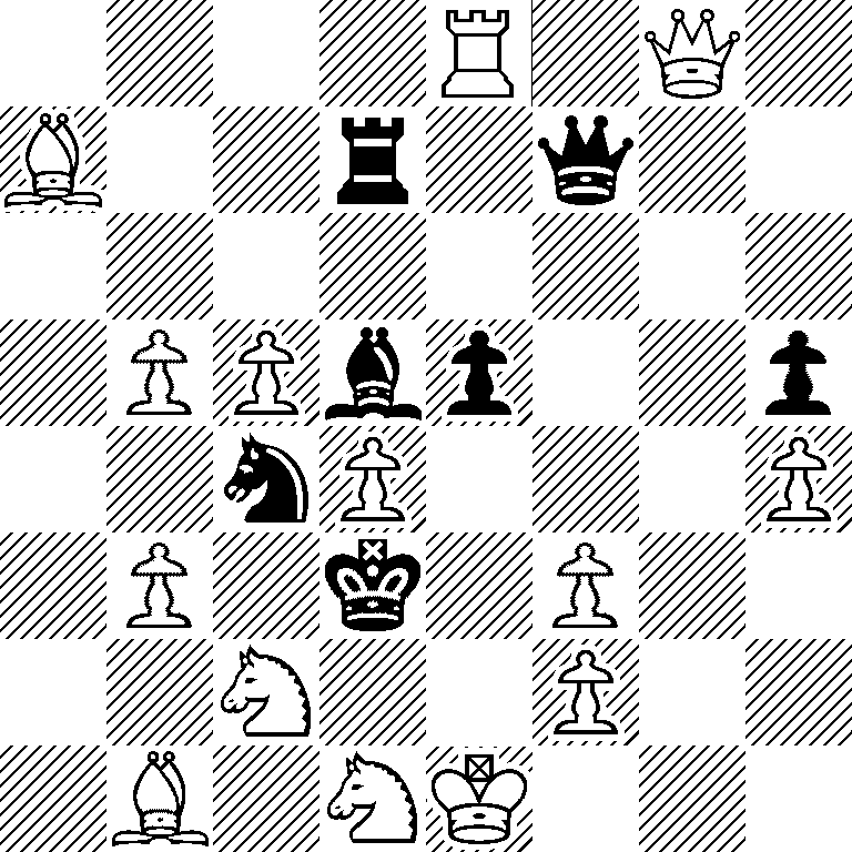 4R1Q1/B2r1q2/8/1PPbp2p/2nP3P/1P1k1P2/2N2P2/1B1NK3