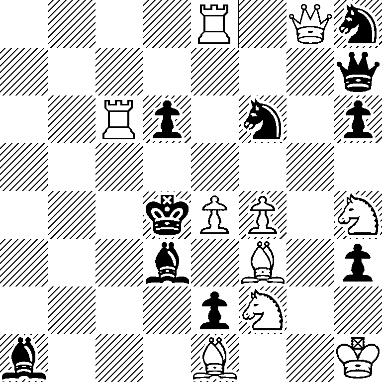 4R1Qn/7q/2Rp1n1p/8/3kPP1N/3b1B1p/4pN2/b3B2K