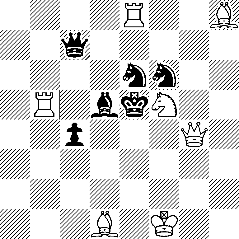 4R2B/2q5/4nn2/1R1bkN2/2p3Q1/8/8/3B1K2