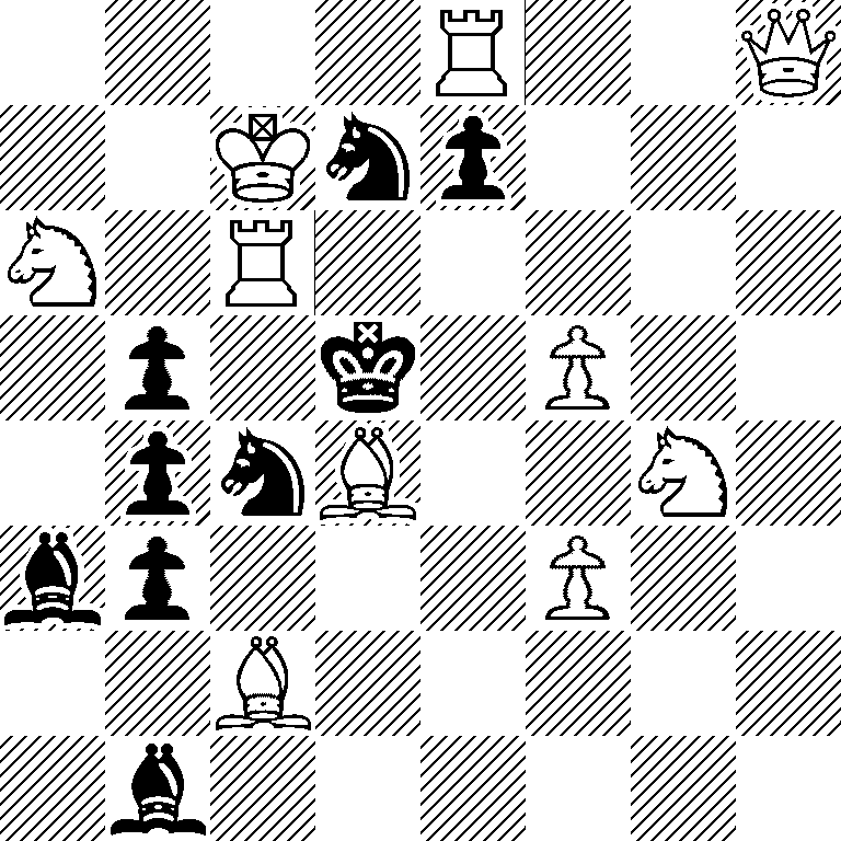 4R2Q/2Knp3/N1R5/1p1k1P2/1pnB2N1/bp3P2/2B5/1b6