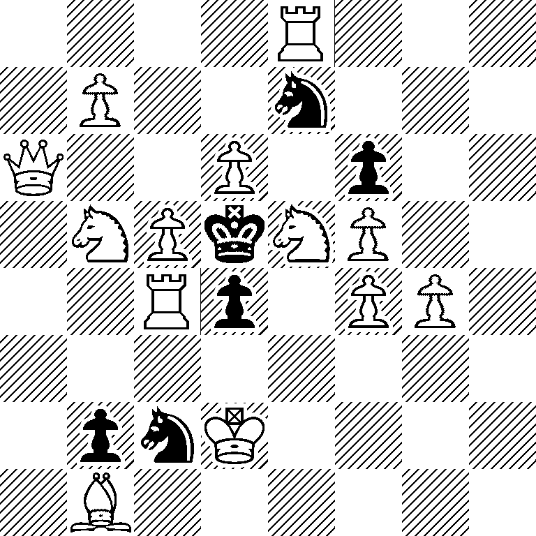 4R3/1P2n3/Q2P1p2/1NPkNP2/2Rp1PP1/8/1pnK4/1B6
