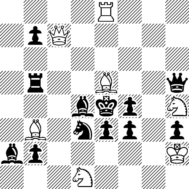 4R3/1pQ5/8/1r2B2q/3bkp1N/1B1npp1p/bp5K/3N4