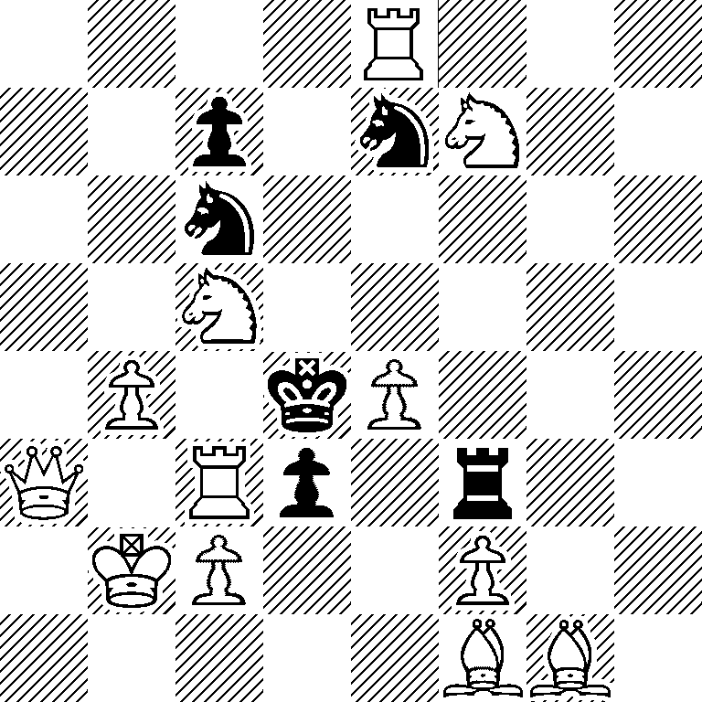 4R3/2p1nN2/2n5/2N5/1P1kP3/Q1Rp1r2/1KP2P2/5BB1