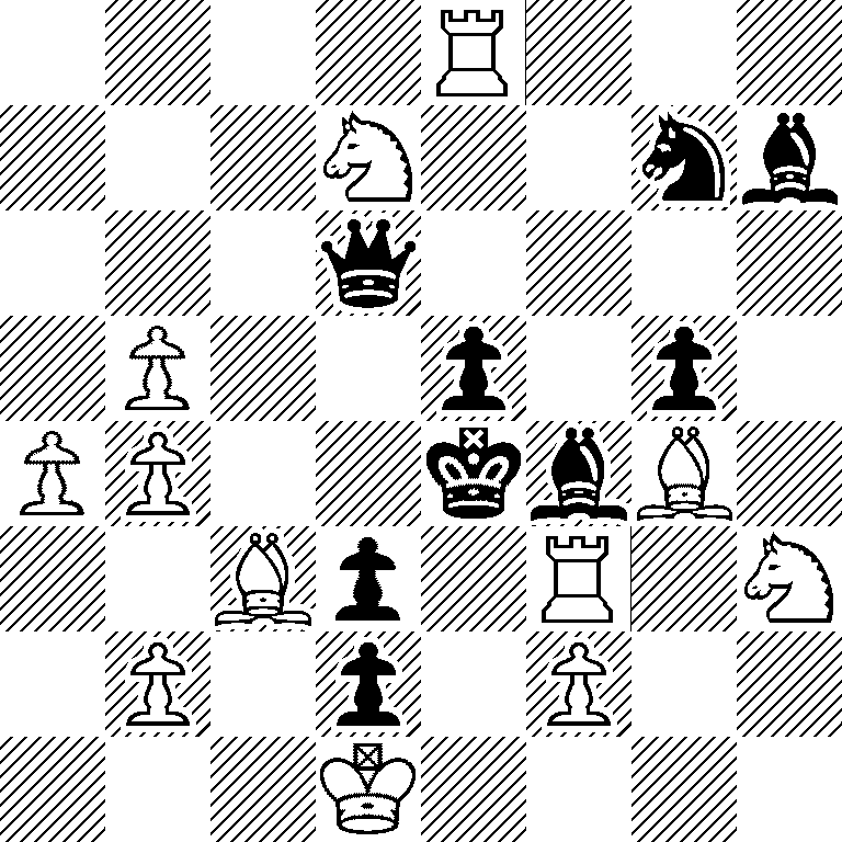 4R3/3N2nb/3q4/1P2p1p1/PP2kbB1/2Bp1R1N/1P1p1P2/3K4