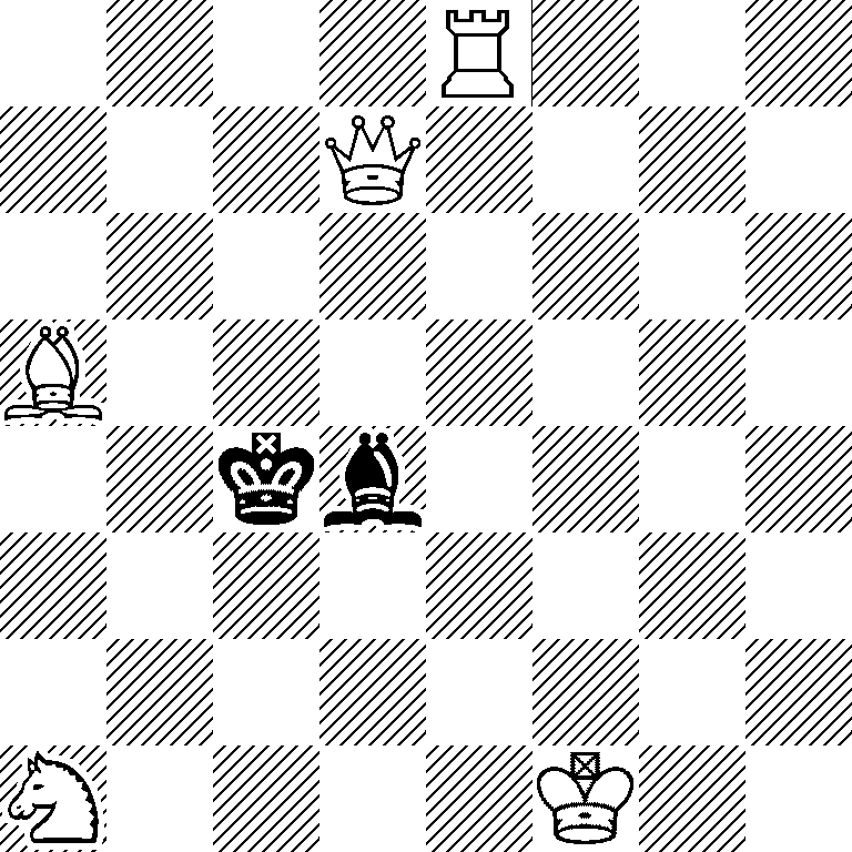 4R3/3Q4/8/B7/2kb4/8/8/N4K2