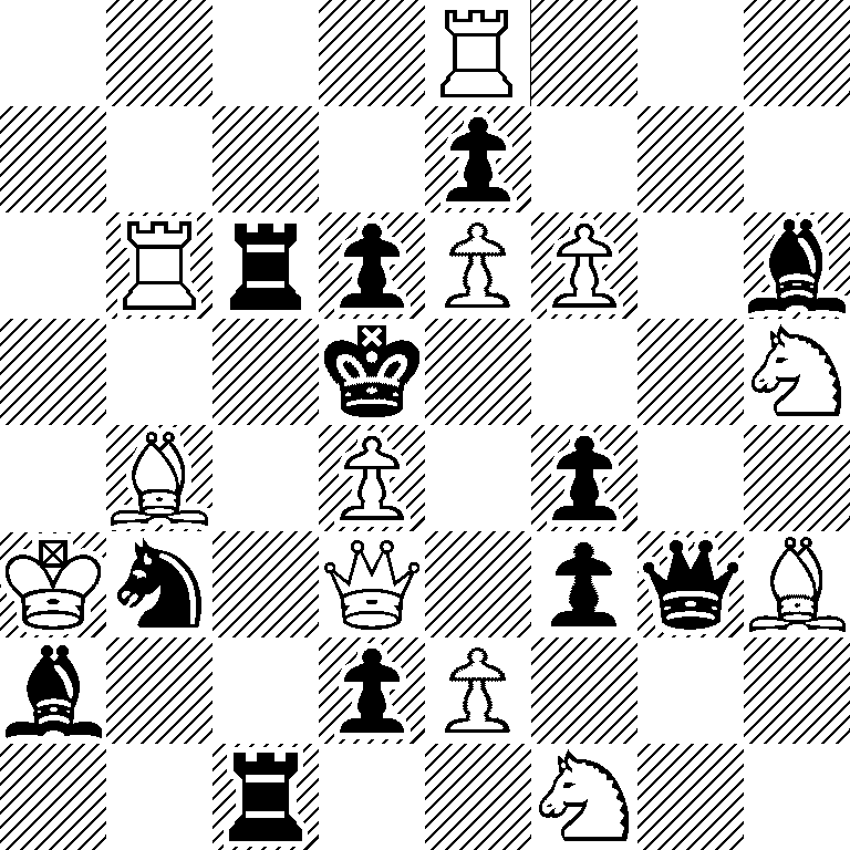 4R3/4p3/1RrpPP1b/3k3N/1B1P1p2/Kn1Q1pqB/b2pP3/2r2N2