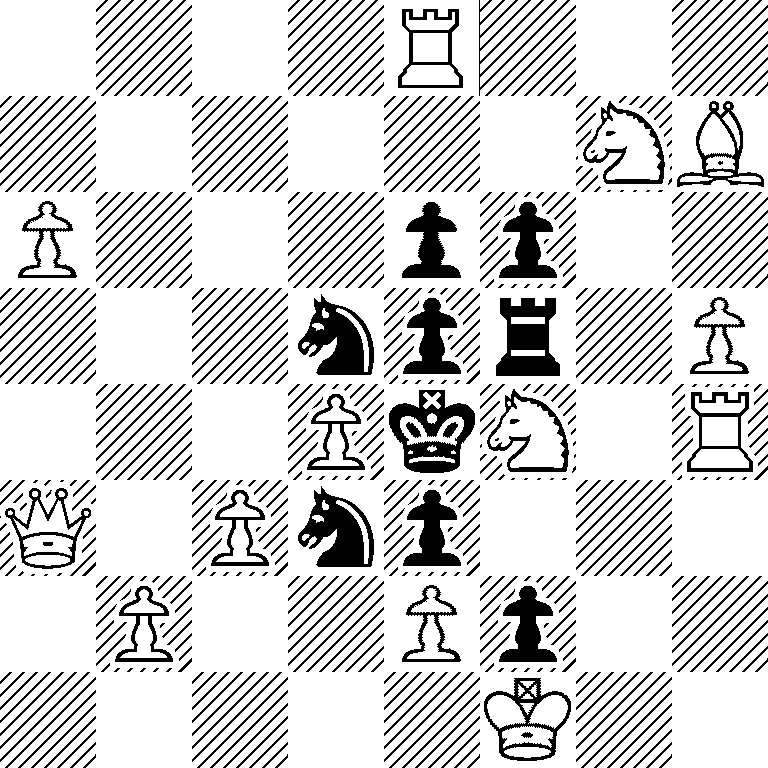 4R3/6NB/P3pp2/3npr1P/3PkN1R/Q1Pnp3/1P2Pp2/5K2