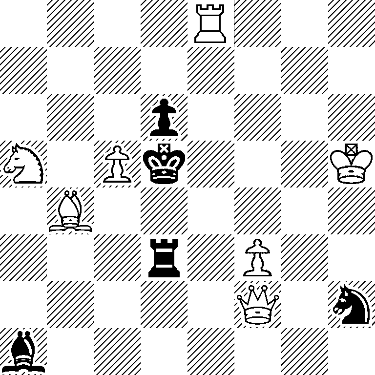 4R3/8/3p4/N1Pk3K/1B6/3r1P2/5Q1n/b7