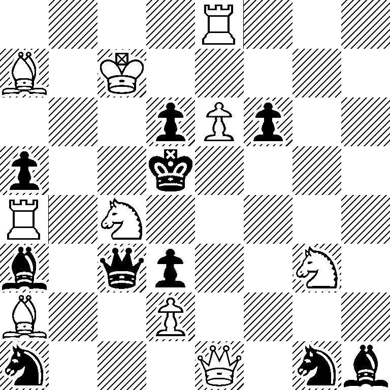 4R3/B1K5/3pPp2/p2k4/R1N5/b1qp2N1/B2P4/n3Q1nb