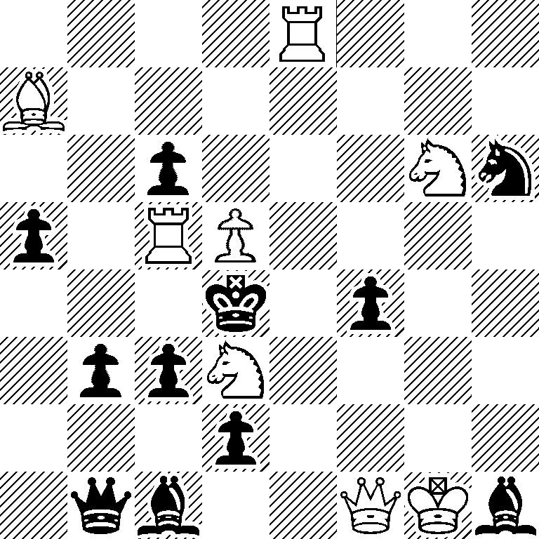 4R3/B7/2p3Nn/p1RP4/3k1p2/1ppN4/3p4/1qb2QKb