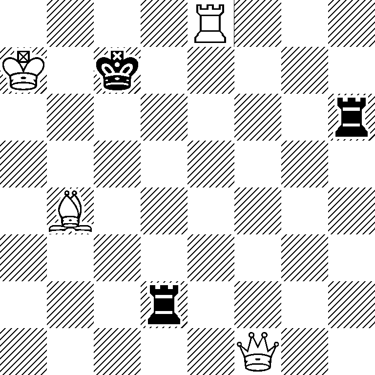 4R3/K1k5/7r/8/1B6/8/3r4/5Q2