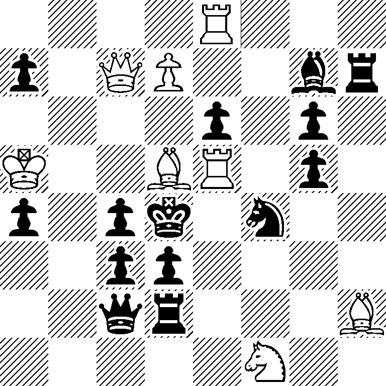 4R3/p1QP2br/4p1p1/K2BR1p1/p1pk1n2/2pp4/2qr3B/5N2